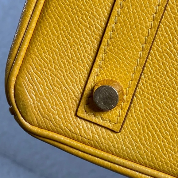 Authentic Pre-Owned Hermes Birkin 30 Jaune Ambre Epsom Gold Hardware - Picture 11 of 16